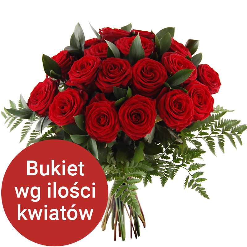 Bukiet 18 róż Telekwiaciarnia